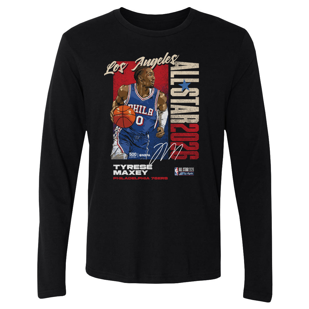 Tyrese Maxey Philadelphia 76ers 2026 NBA All-Star Vertical WHT