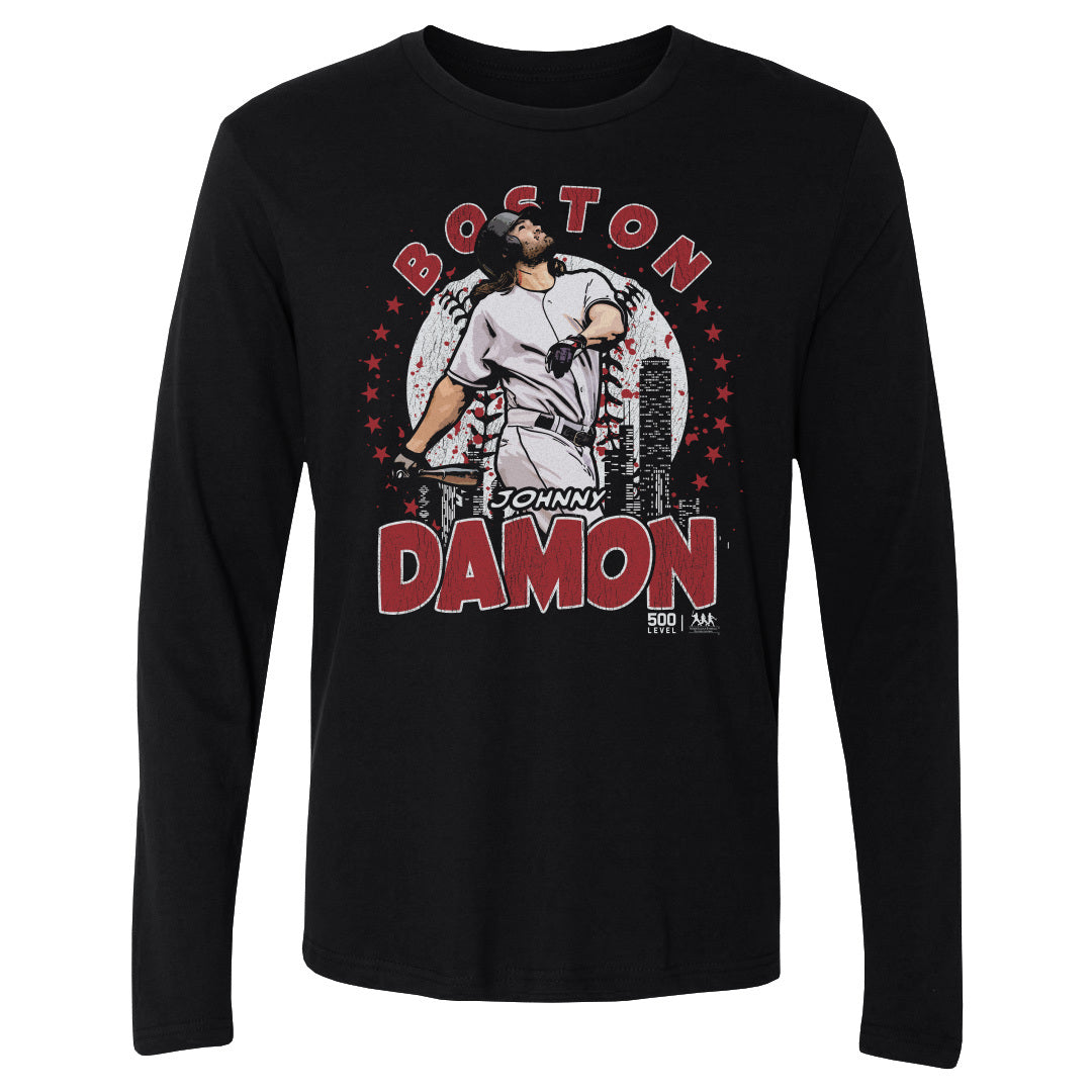 Johnny Damon Boston Gritty WHT