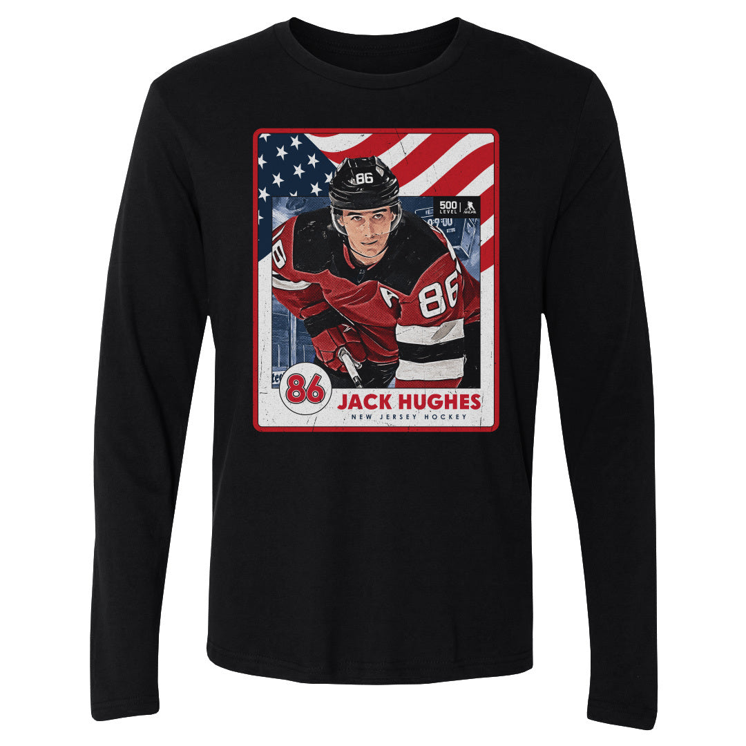 Jack Hughes New Jersey USA Card WHT
