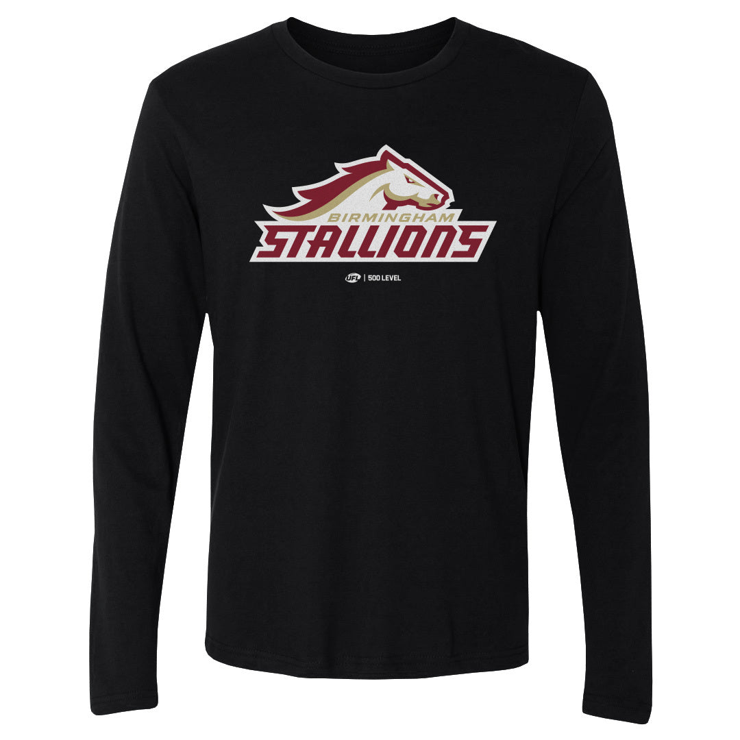 Birmingham Stallions Primary Logo WHT