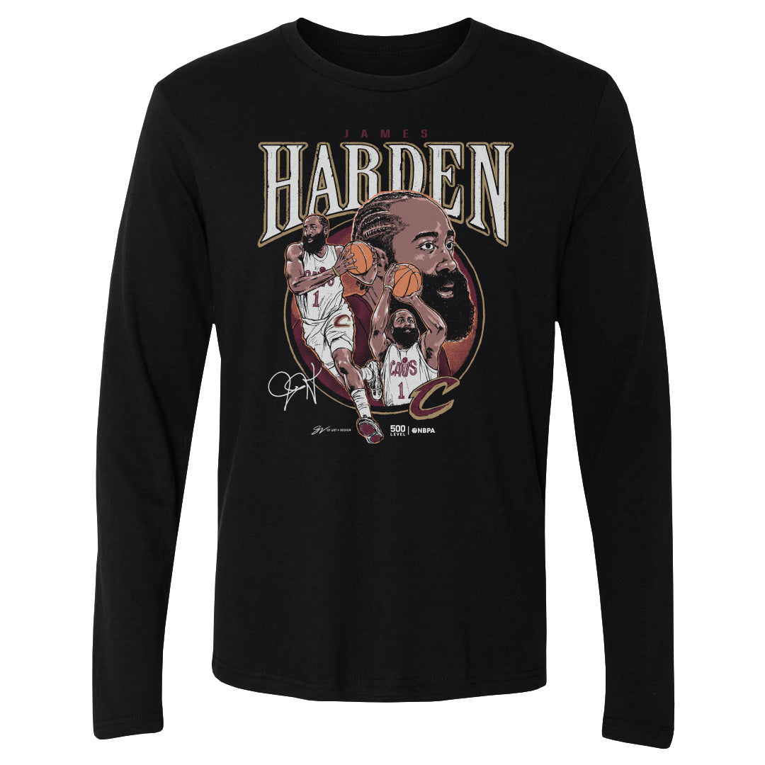 James Harden Cleveland Cavaliers Trio WHT