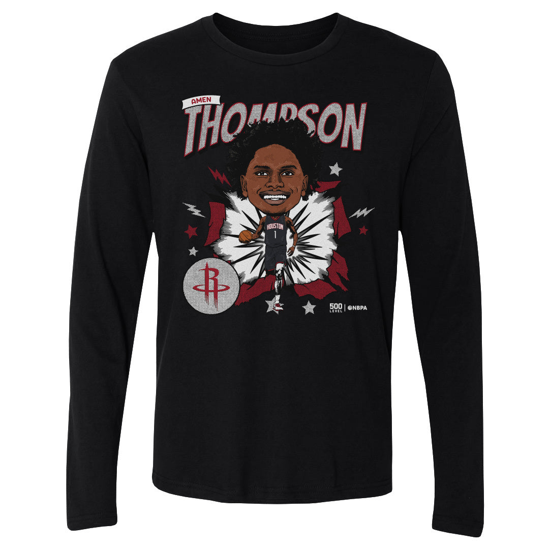 Amen Thompson Houston Rockets Caricature WHT