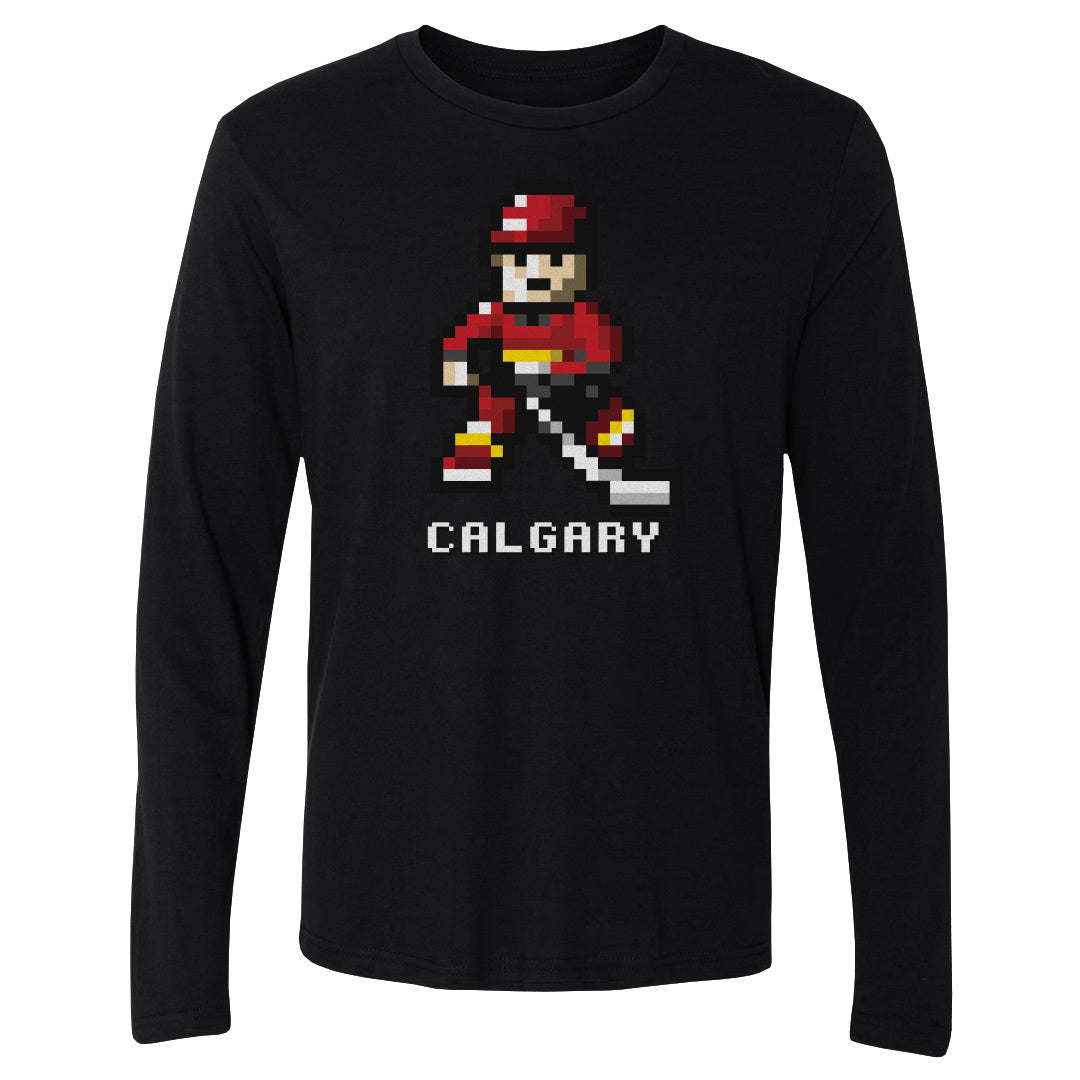 Calgary Hockey 8-bit WHT