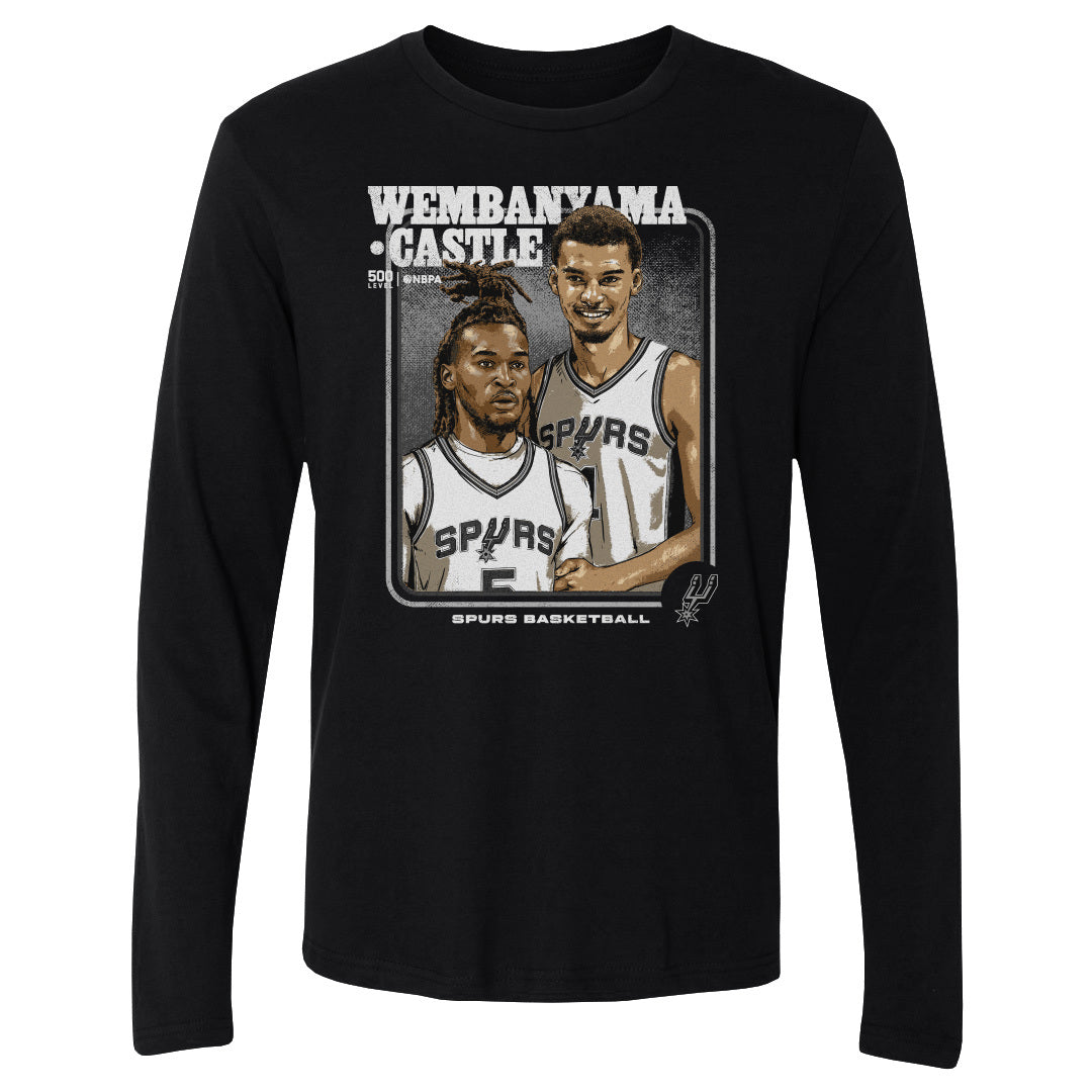 Victor Wembanyama & Stephon Castle San Antonio Spurs Step Brothers WHT