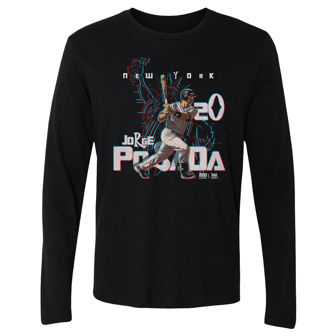 Jorge Posada New York Y 3D Graphic WHT