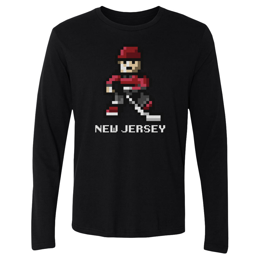 New Jersey Hockey 8-bit WHT