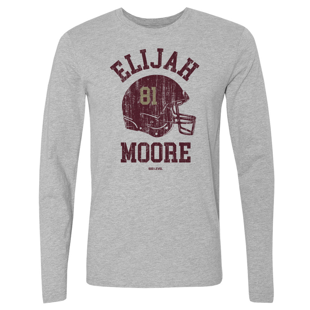 Elijah Moore College Helmet Font
