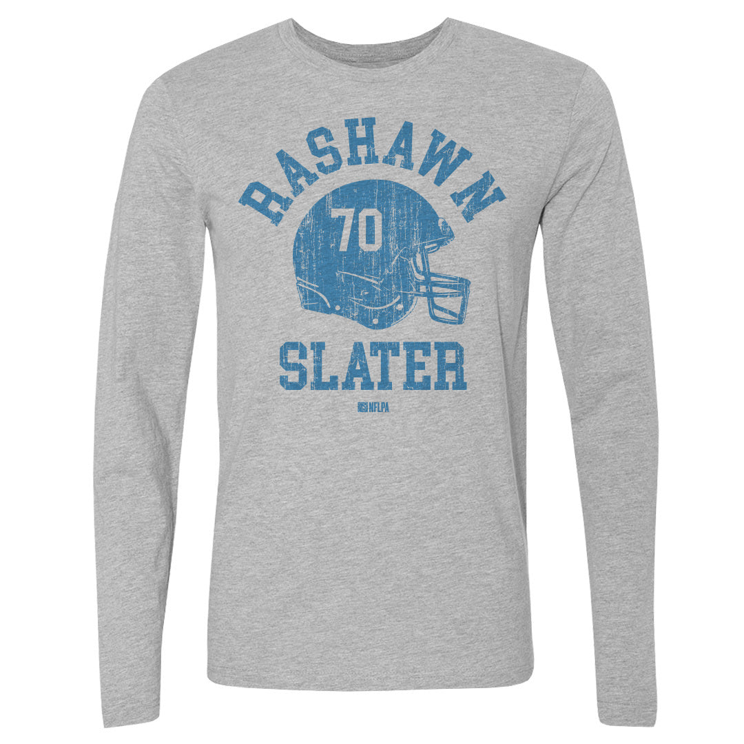 Rashawn Slater Los Angeles C Helmet Font
