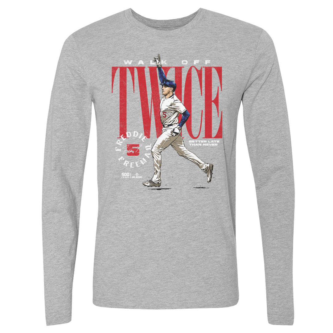 Freddie Freeman Los Angeles D Walk Off Twice WHT