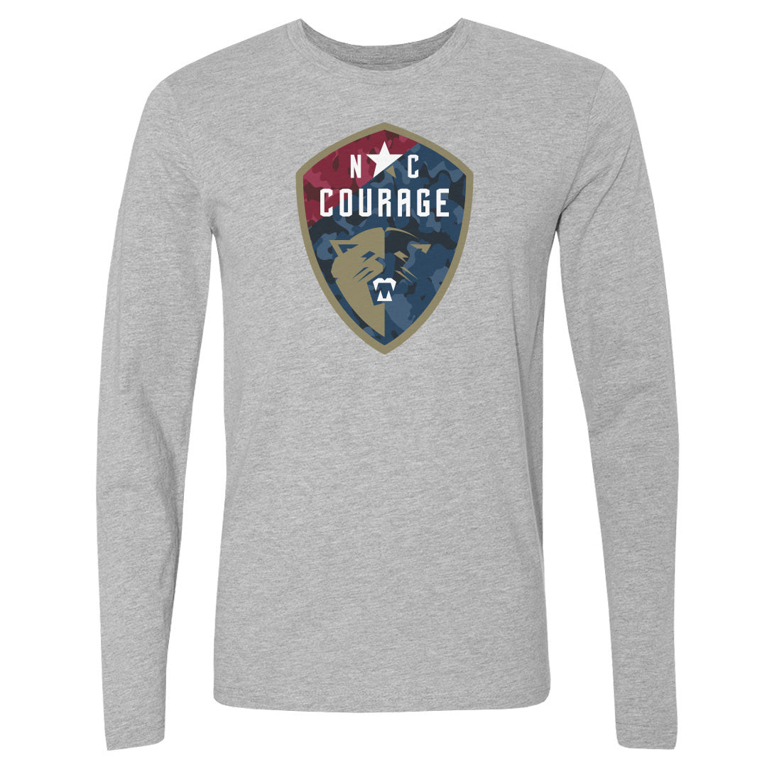 North Carolina Courage Camo Logo WHT
