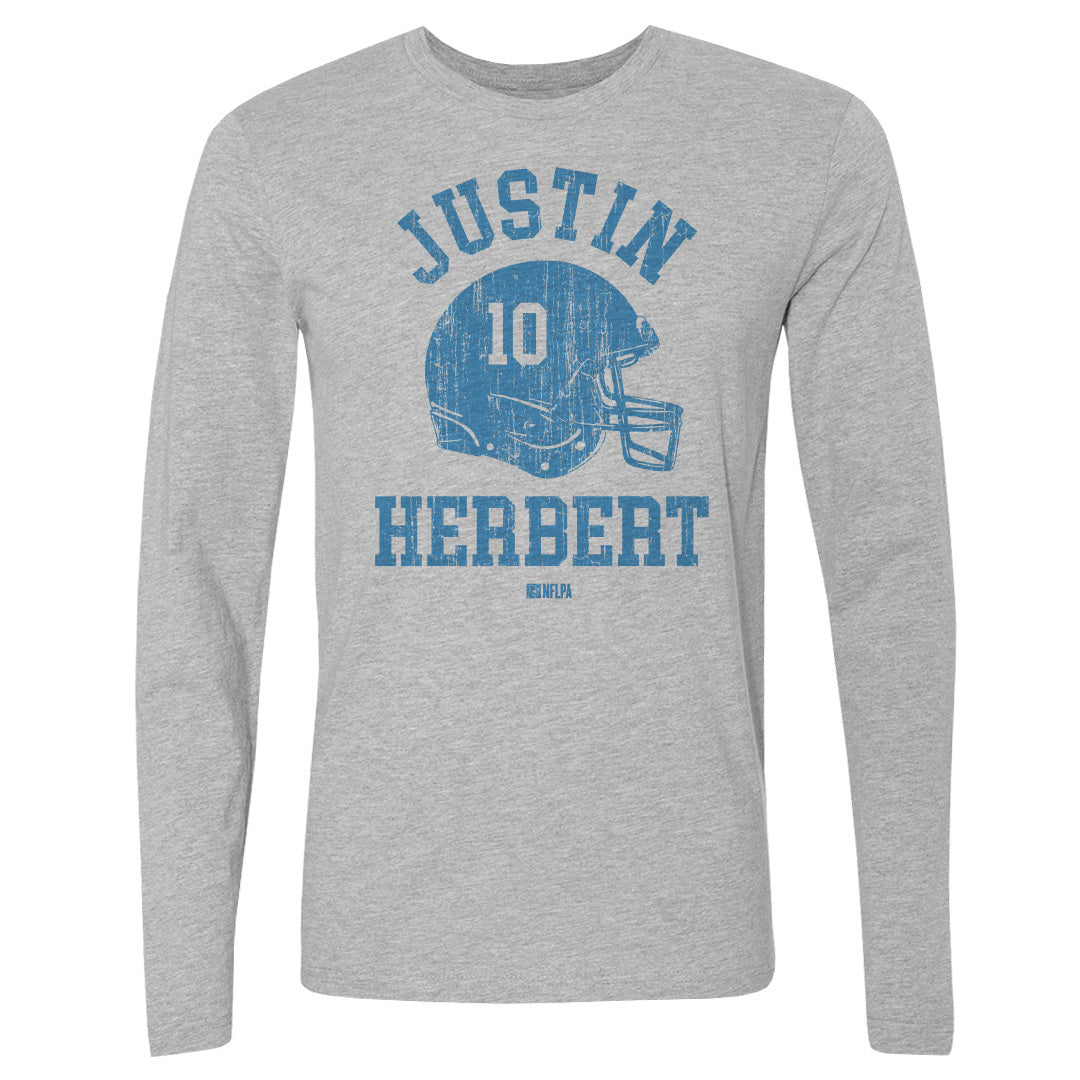 Justin Herbert Los Angeles C Helmet Font