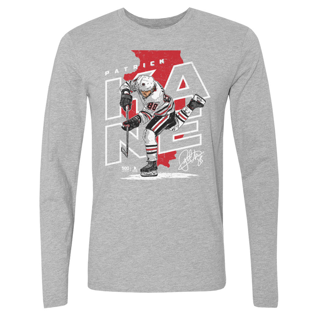 Patrick Kane Chicago Player Map WHT