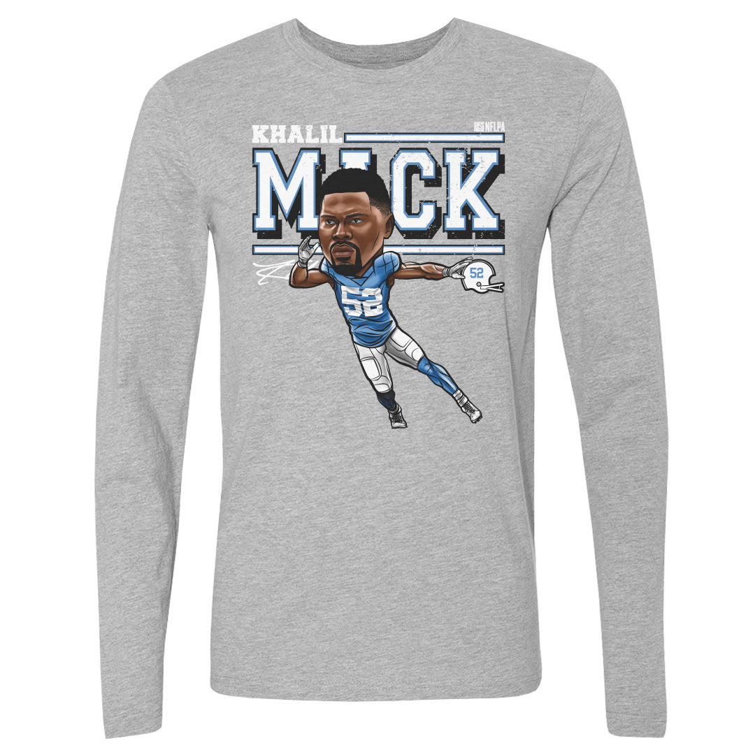 Khalil Mack Los Angeles C Cartoon WHT