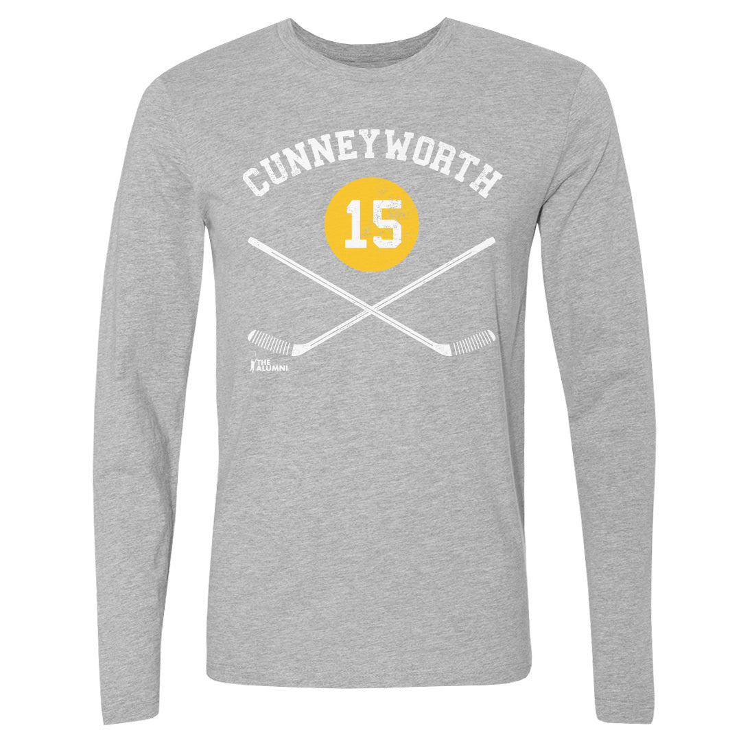 Randy Cunneyworth Pittsburgh 15 Sticks WHT