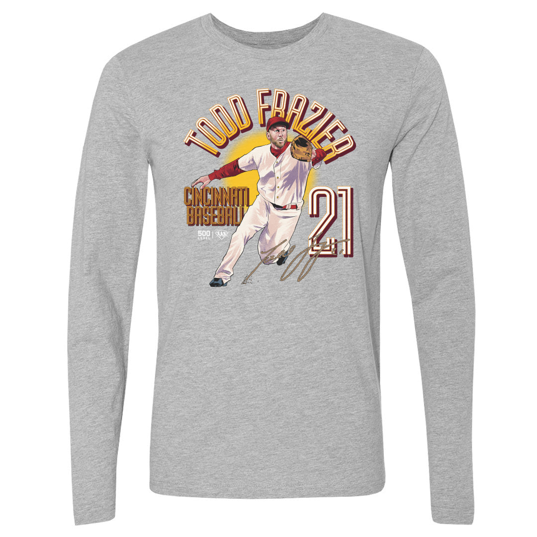Todd Frazier Cincinnati Name Arc WHT