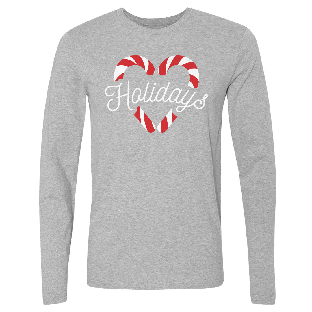 Christmas Candy Cane Heart WHT