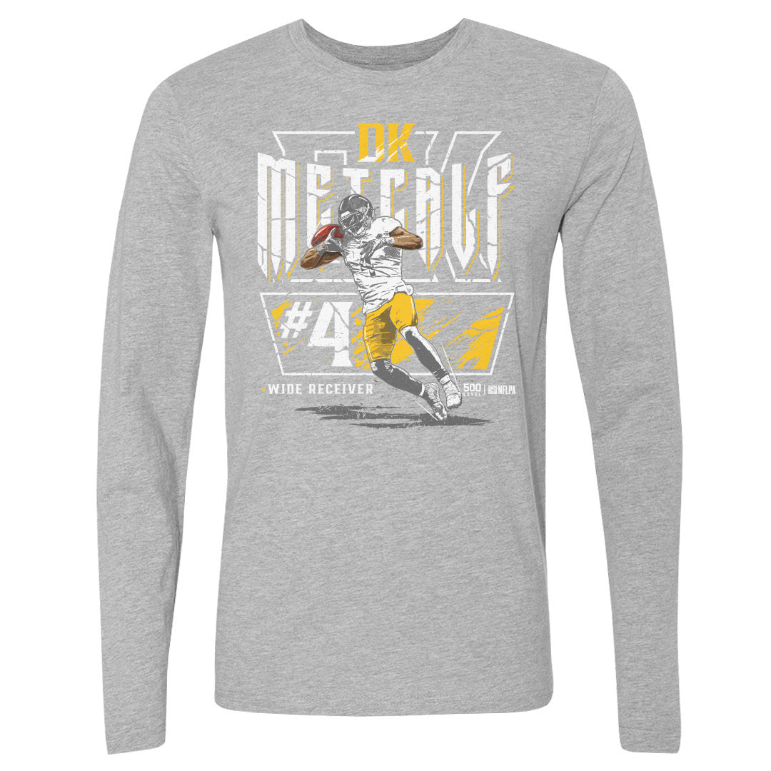 DK Metcalf Pittsburgh Shoulder Catch WHT
