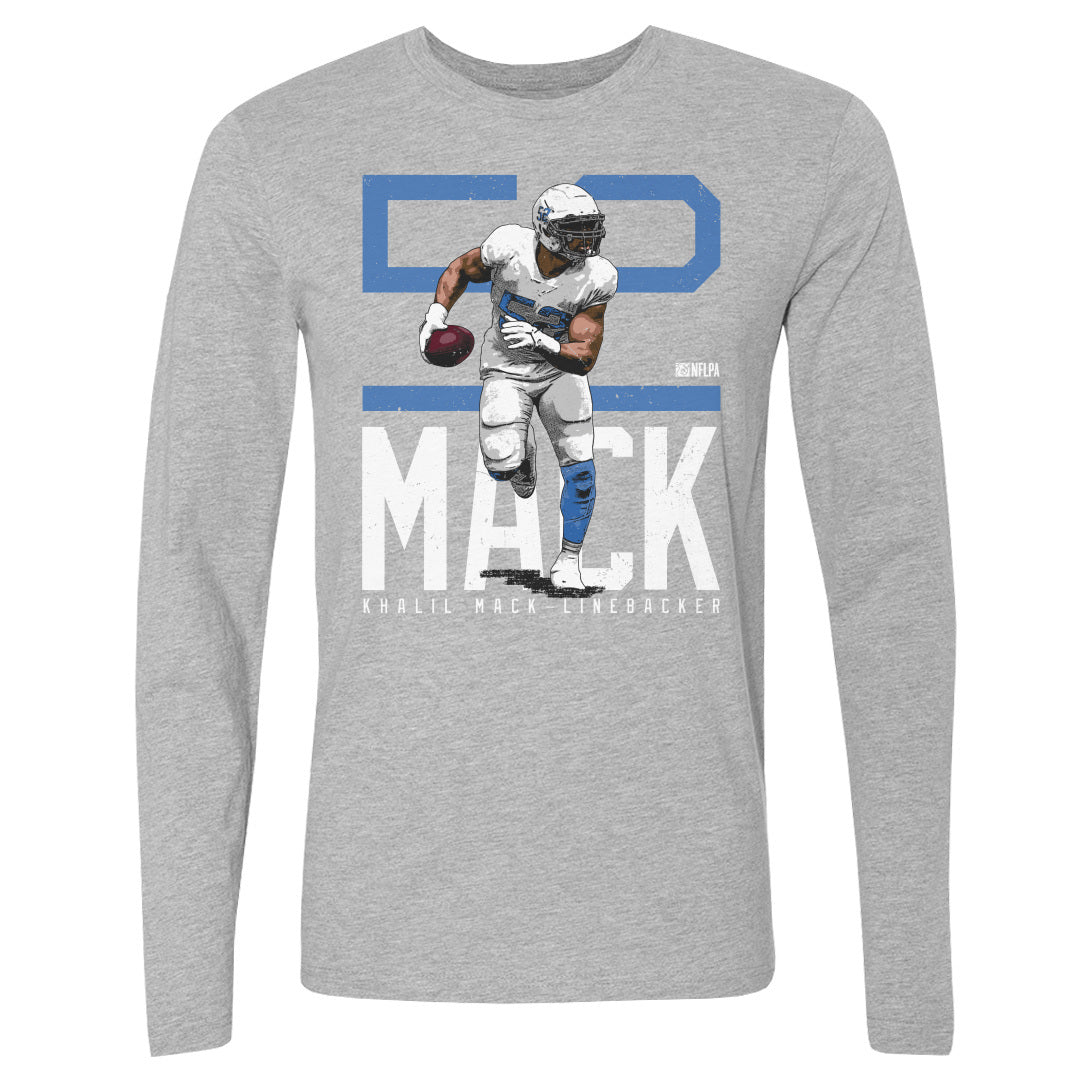 Khalil Mack Los Angeles C Bold Number WHT