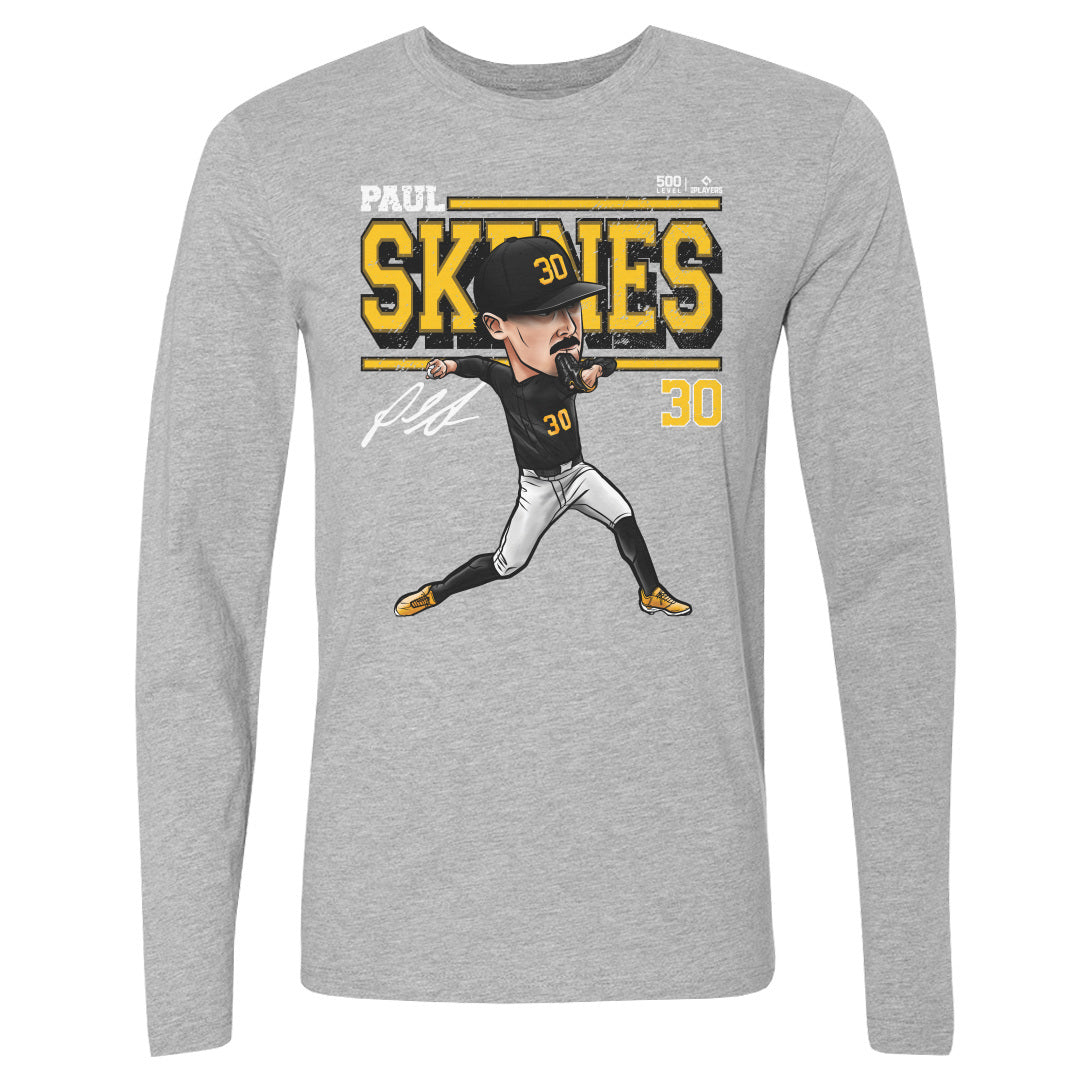 Paul Skenes Pittsburgh Cartoon WHT