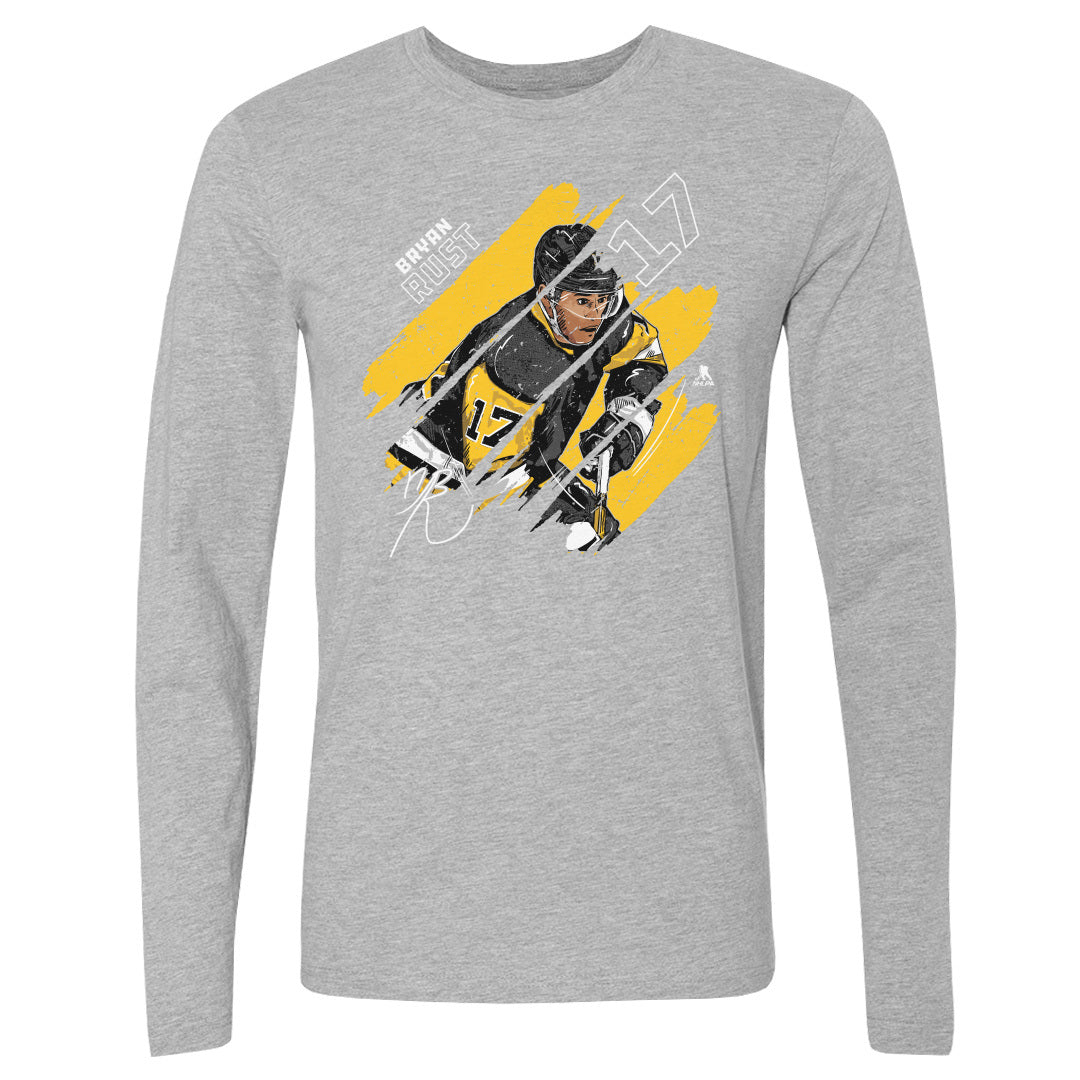 Bryan Rust Pittsburgh Stripes WHT