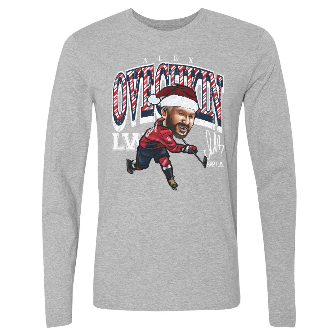 Alex Ovechkin Washington Cartoon Santa Hat WHT
