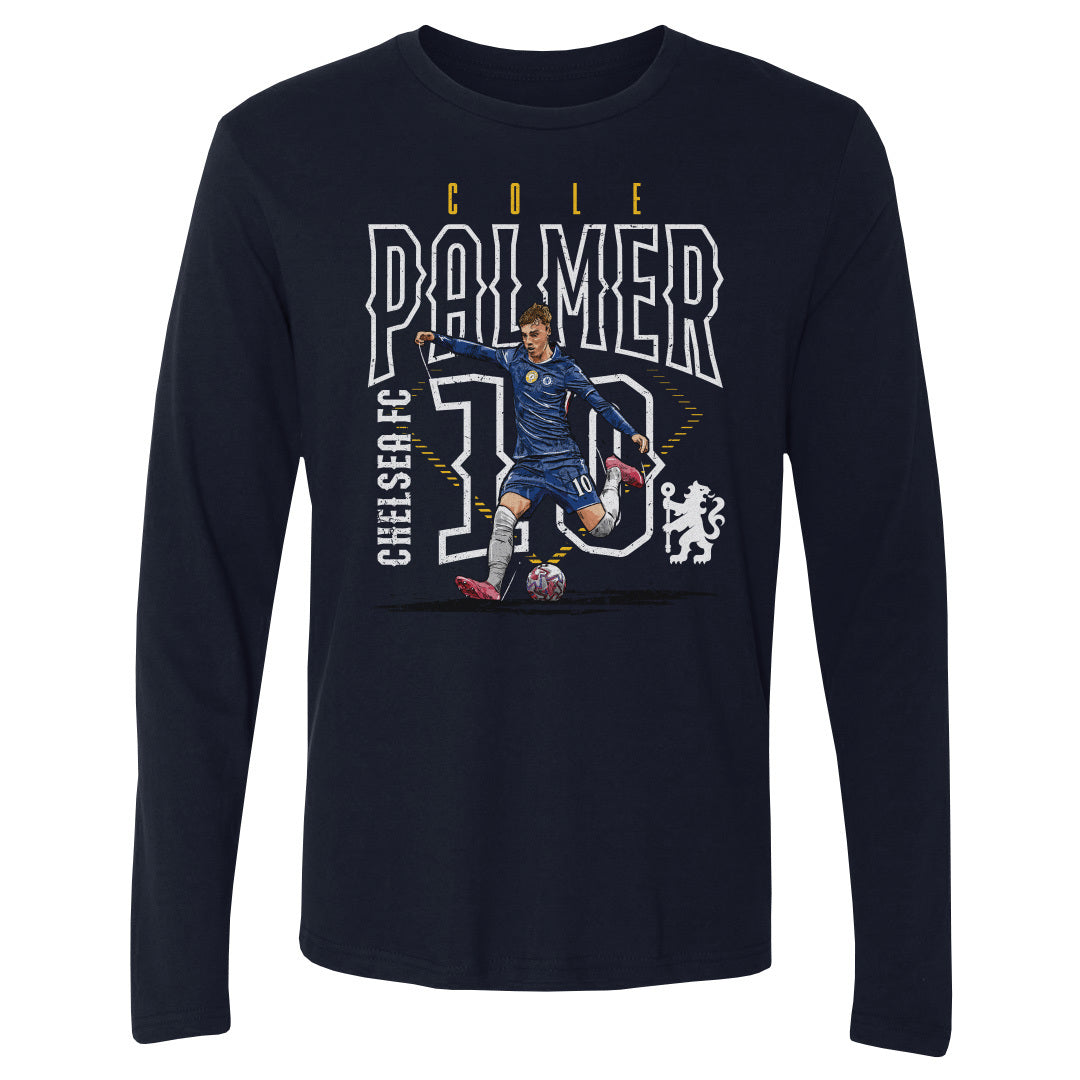Cole Palmer Chelsea FC Outline Number WHT