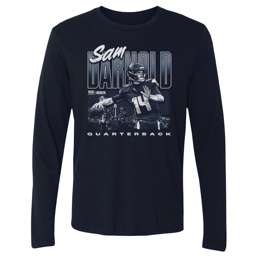 Sam Darnold Seattle Bitmap WHT