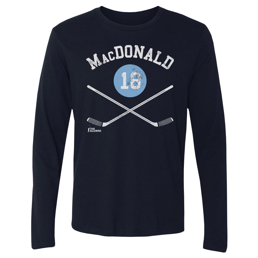 Lowell MacDonald Pittsburgh 18 Sticks WHT