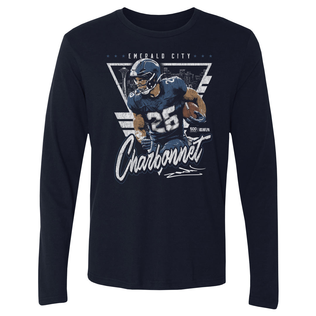 Zach Charbonnet Seattle Triangle Retro WHT