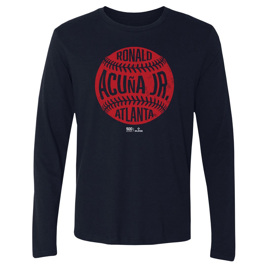 Ronald Acuna Jr. Atlanta Vintage Baseball WHT