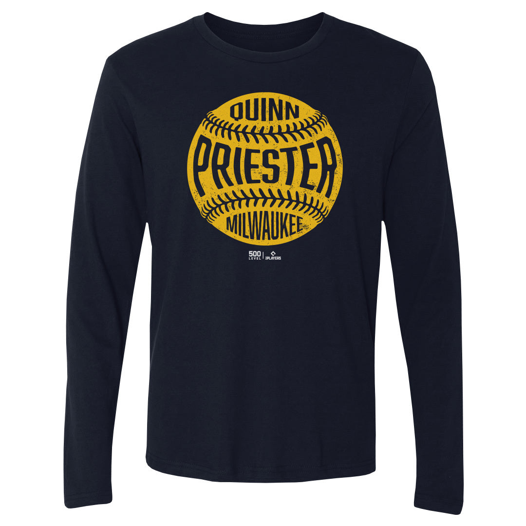 Quinn Priester Milwaukee Vintage Baseball WHT