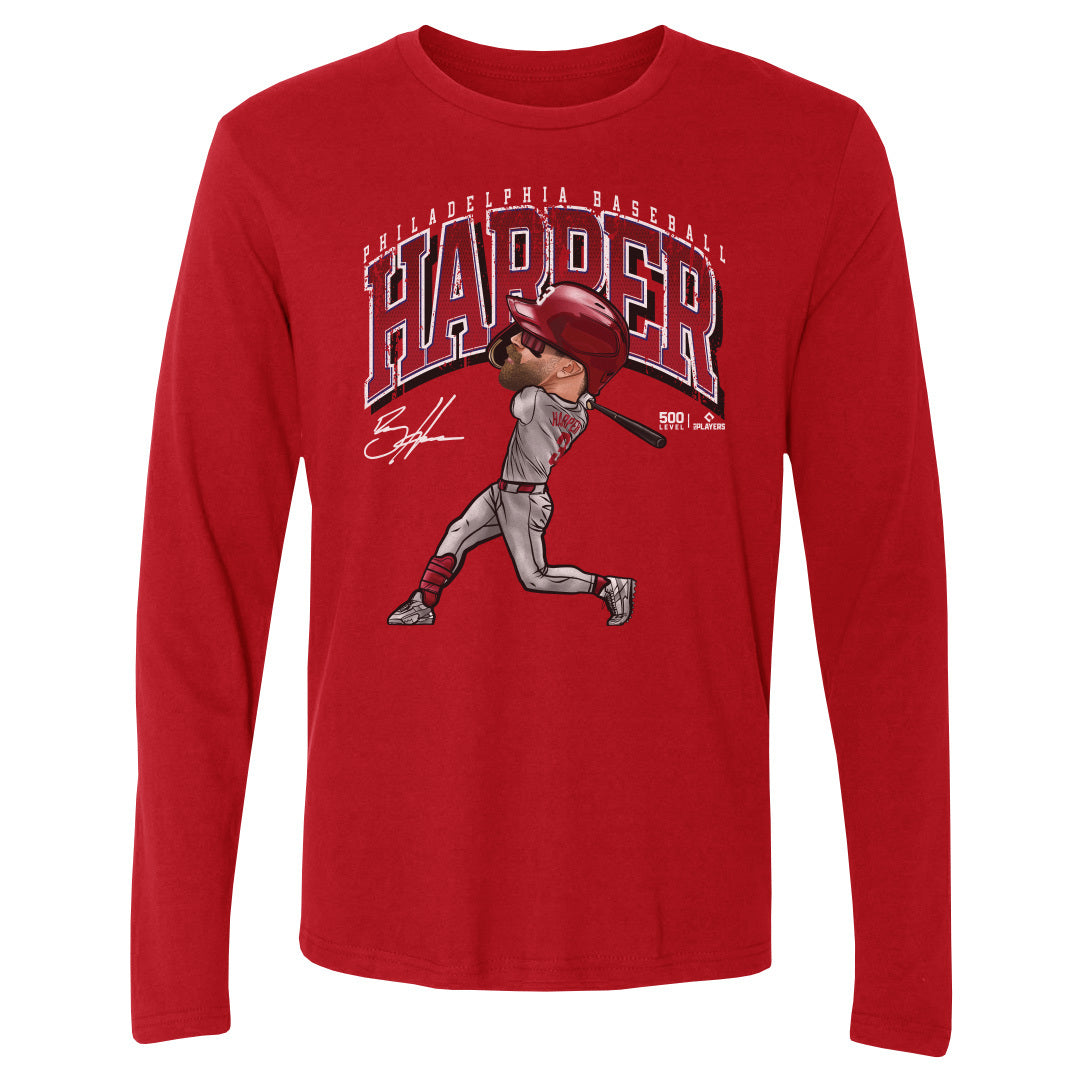 Bryce Harper Philadelphia Cartoon WHT