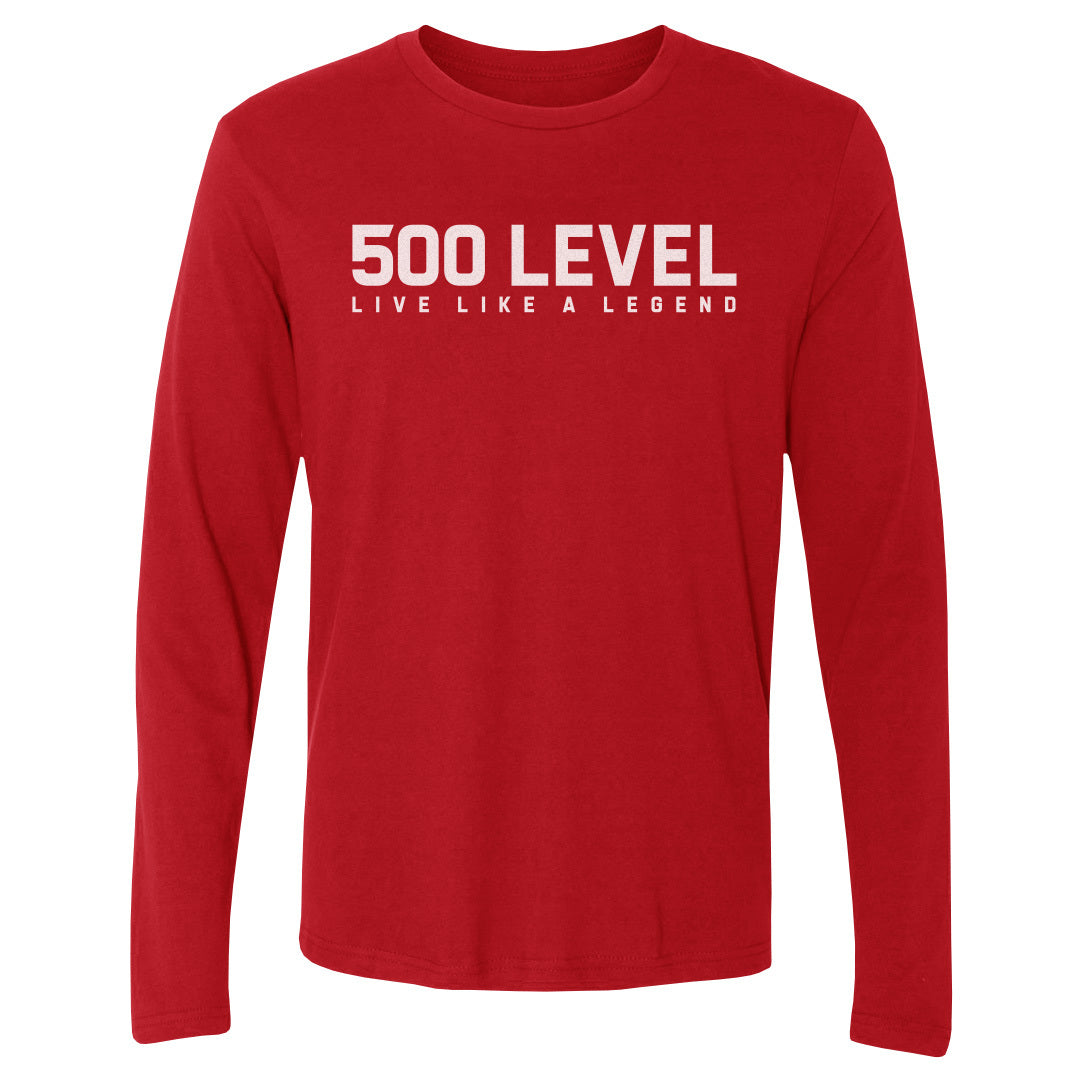500 LEVEL Wordmark WHT