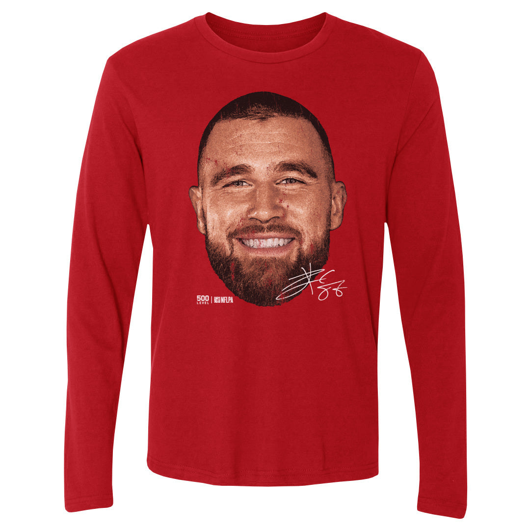 Travis Kelce Kansas City Vintage Head WHT