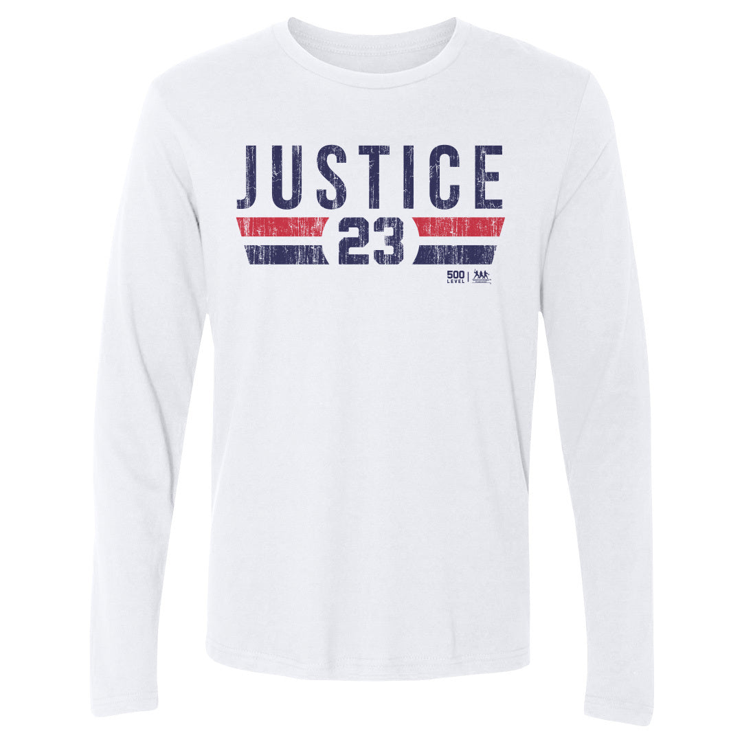 David Justice Atlanta Font