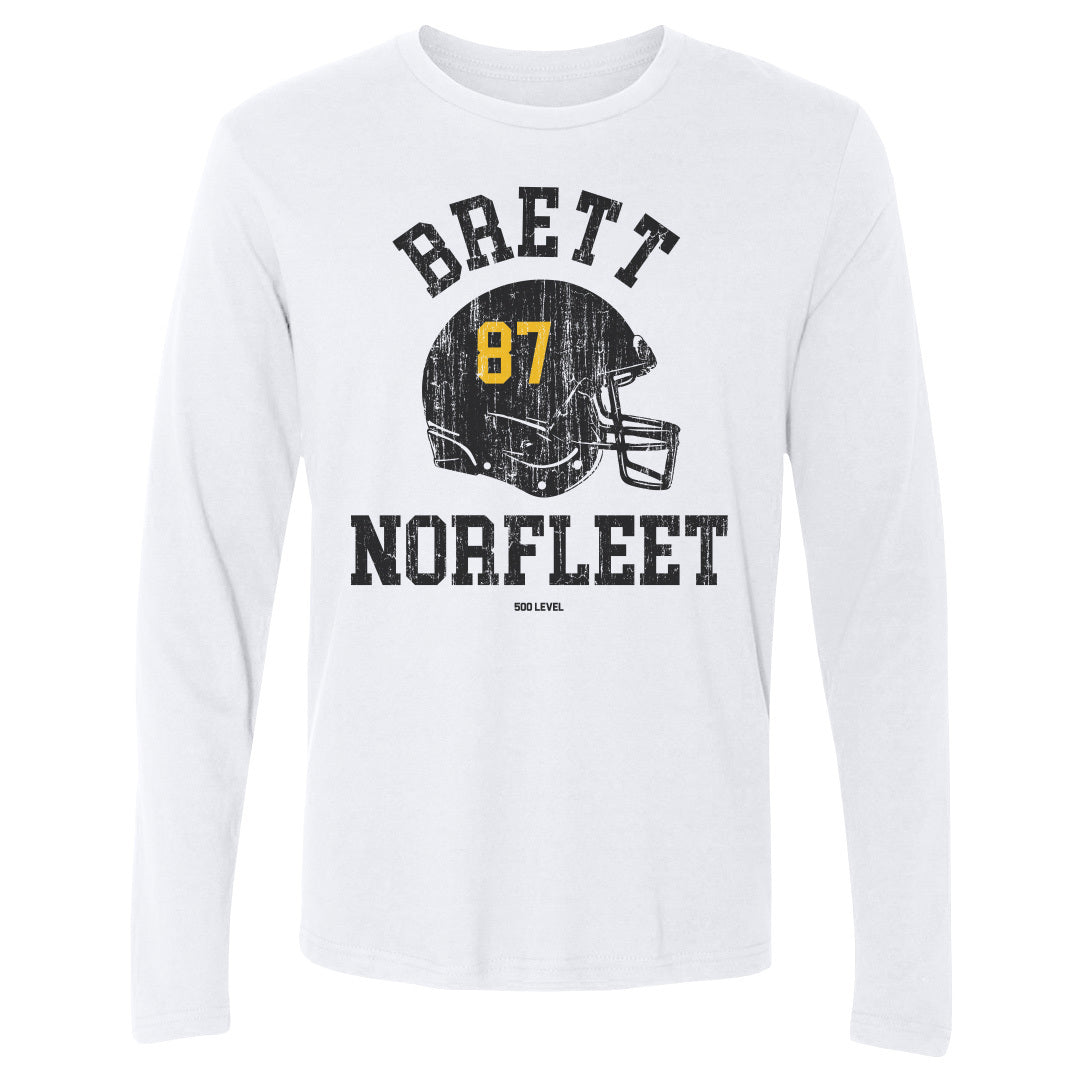 Brett Norfleet College Helmet Font