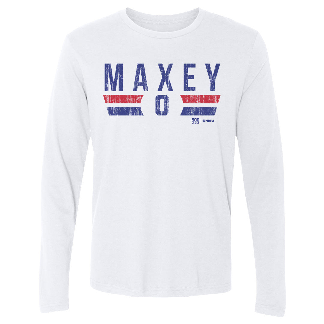 Tyrese Maxey Philadelphia 76ers Font