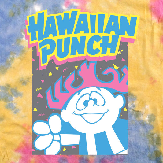 Retro Hawaiian Punch Tie Dye Mens T Shirt Sherbert Tie Dye