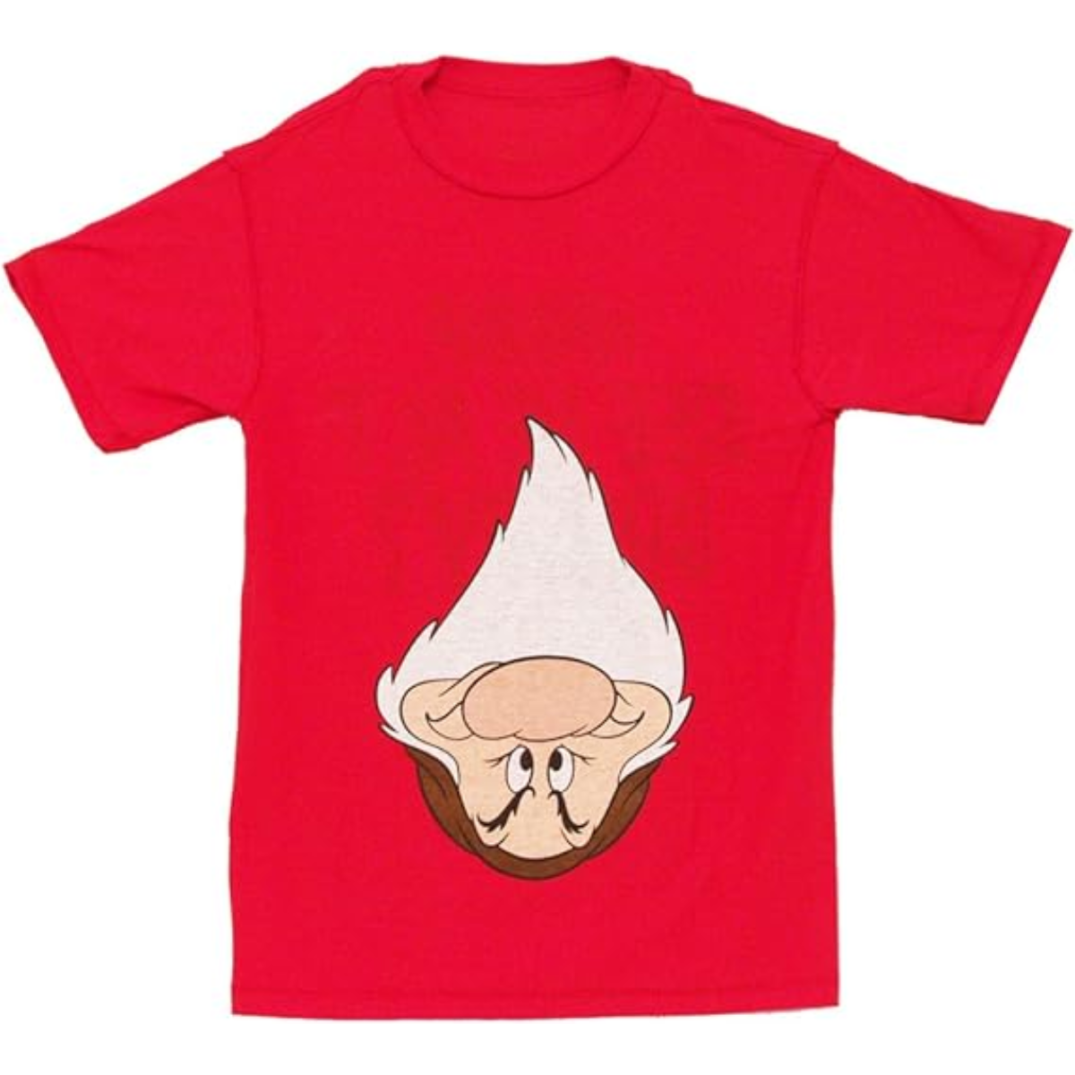 Disney Wanna See Me Act Grumpy Adult Flip Red T Shirt