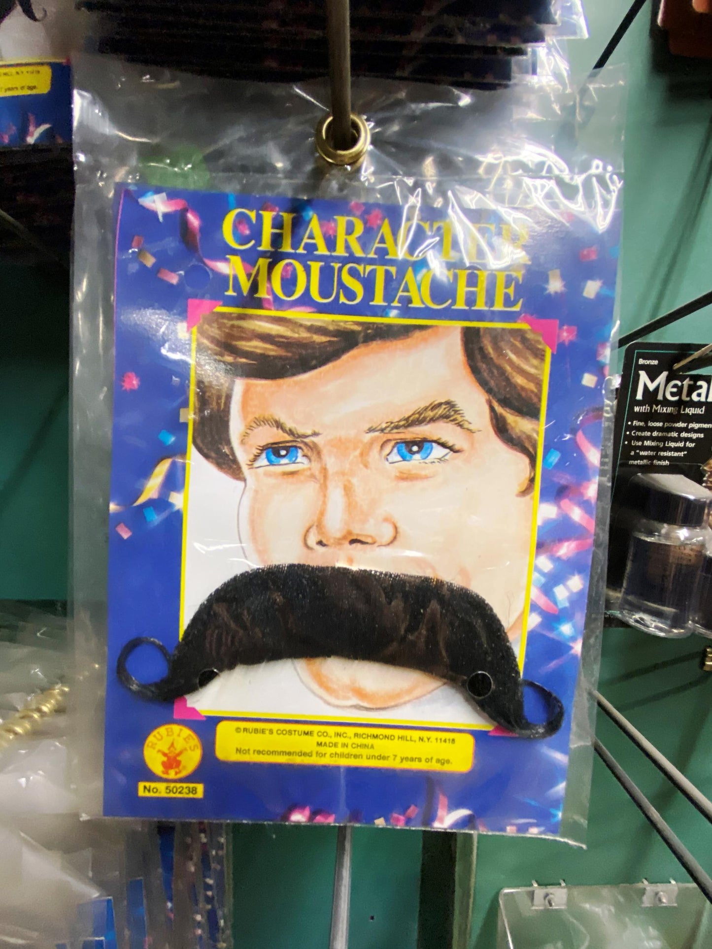Handlebar Character Mustache Black