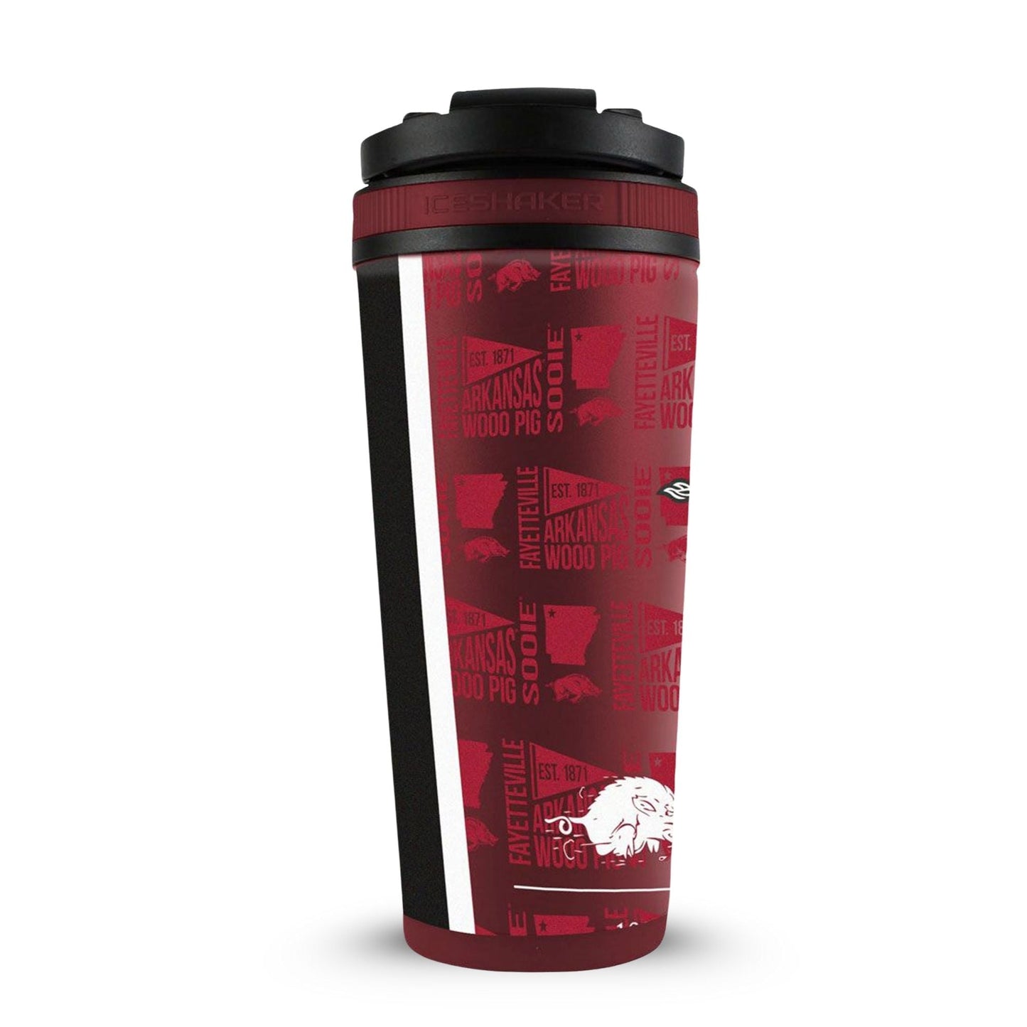 The College Vault - University of Arkansas 4D Ice Shaker Cup Officially Licensed