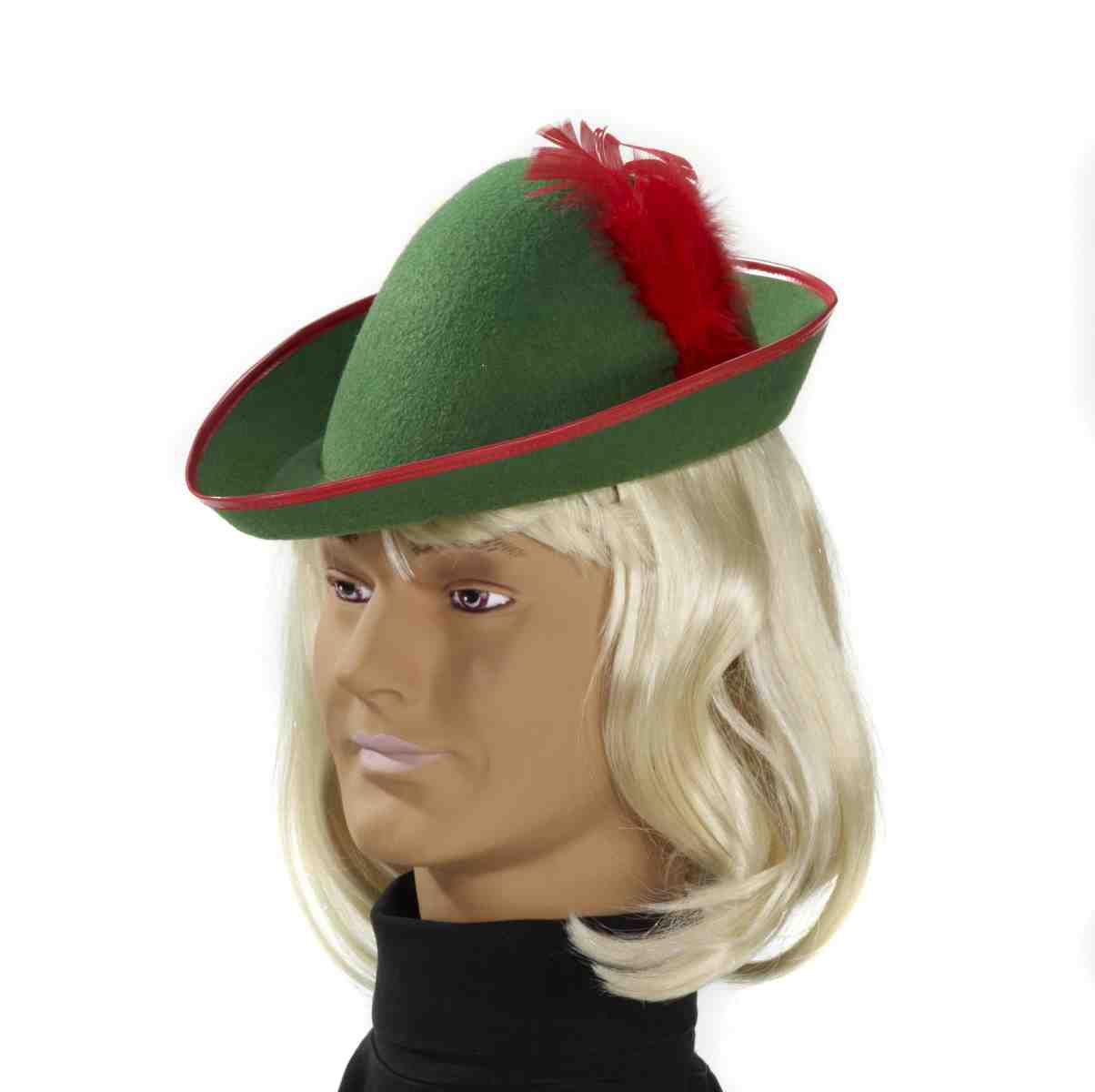 Green Robin Hood Peter Pan Elf Adult Hat
