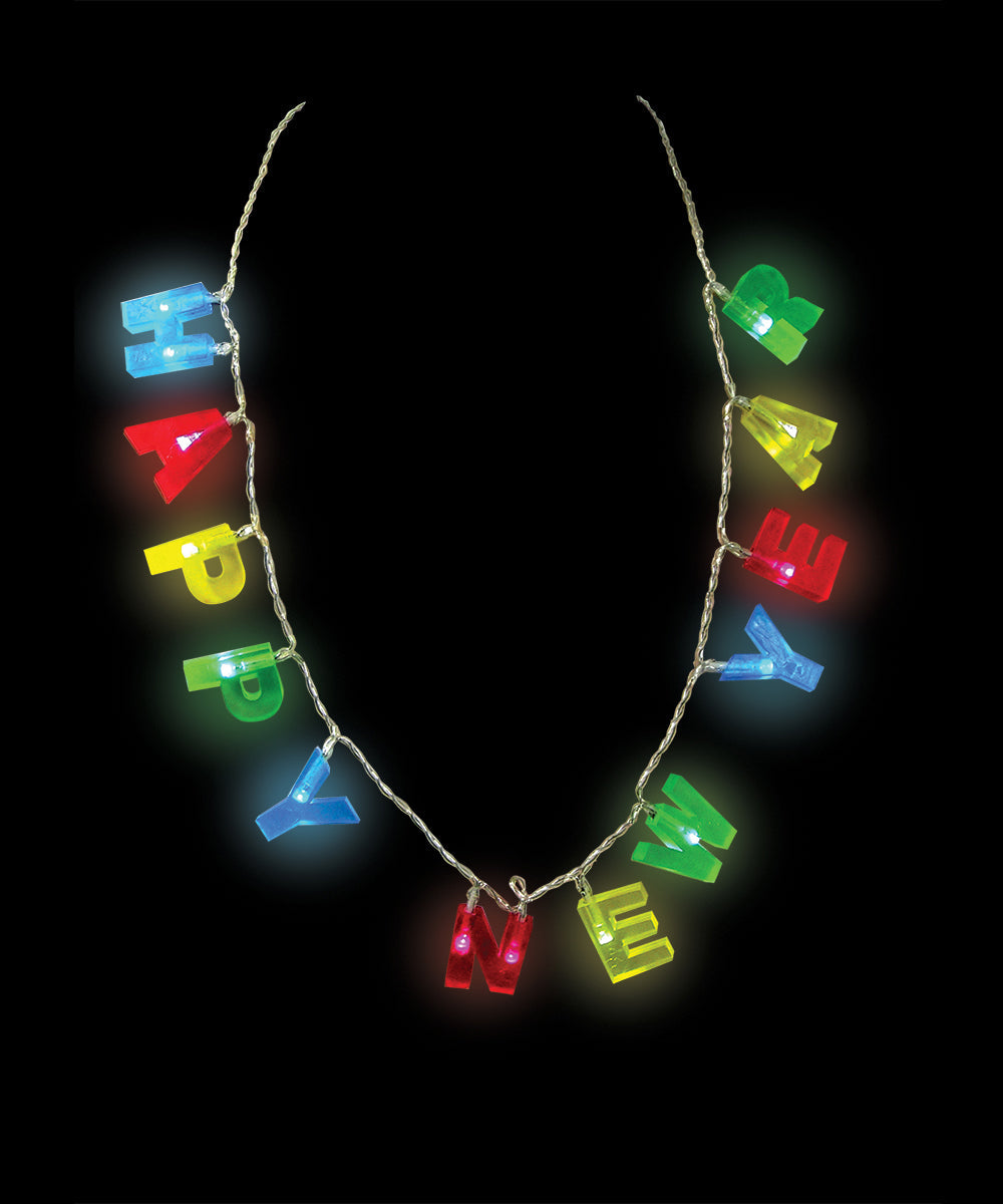 New Year Light Bulb Necklace