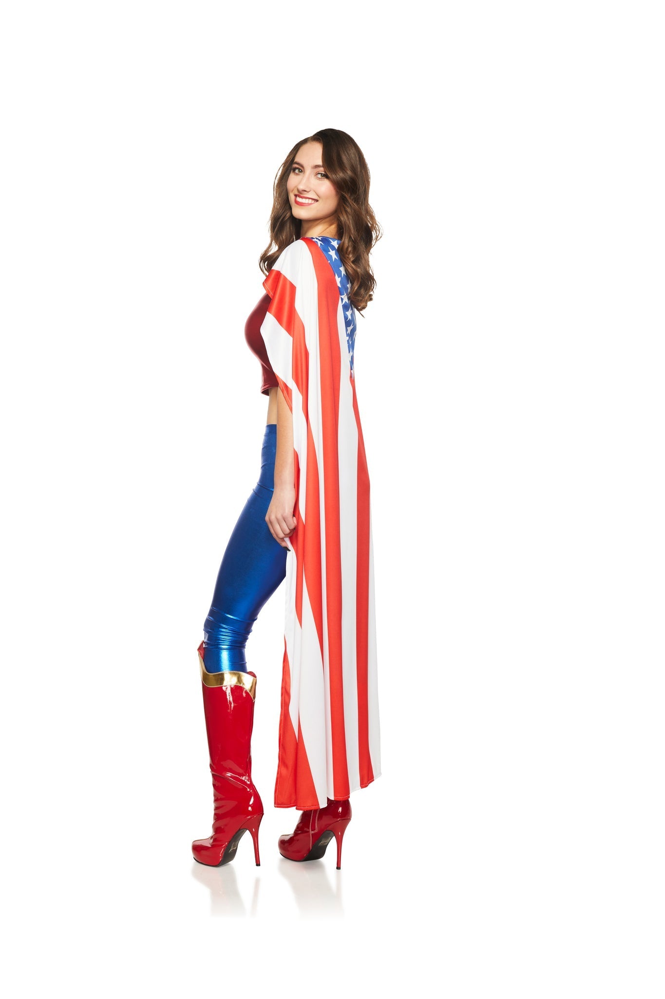 Patriotic American Flag Cape