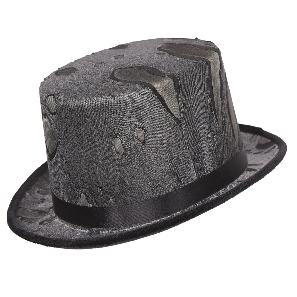 Underwraps Voodoo Zombie Tattered Hat Top Hat