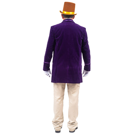 Chocolate Factory Owner Deluxe Complete Set Halloween Costume Cosplay