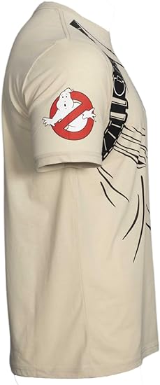 Ghostbusters Costume T Shirt with Four Interchangeable Name Patches