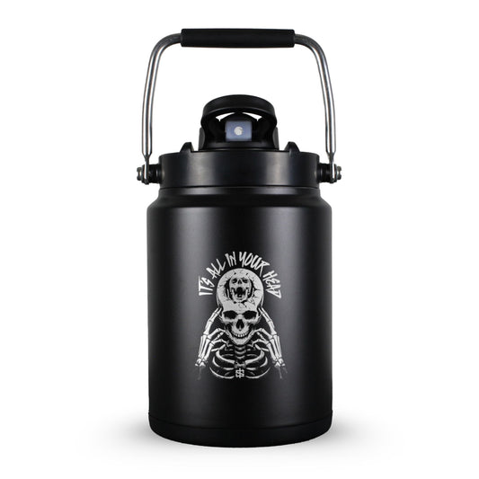 Custom Iron Sanctuary Half Gallon Jugs