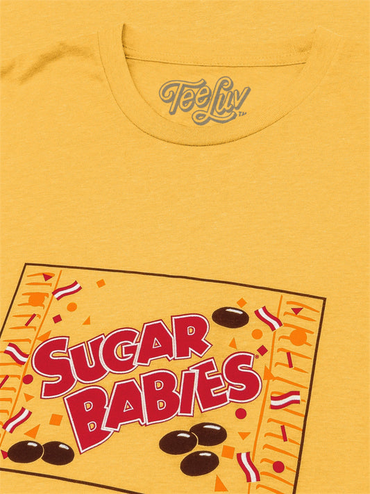 Sugar Babies Caramel Candy Mens T Shirt Banana Yellow
