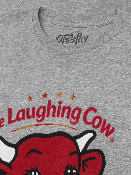 The Laughing Cow Cheese Logo Mens T Shirt Athletic Gray Heather
